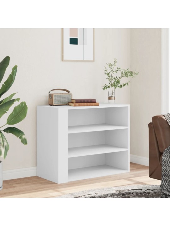 Nástěnná skříňka bílá 75 x 35 x 60 cm kompozitní dřevo