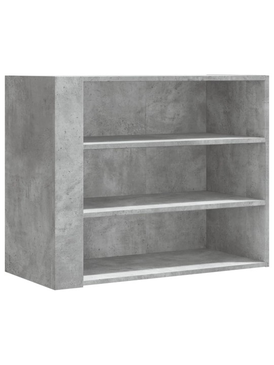 Nástěnná skříňka betonově šedá 75 x 35 x 60 cm kompozitní dřevo
