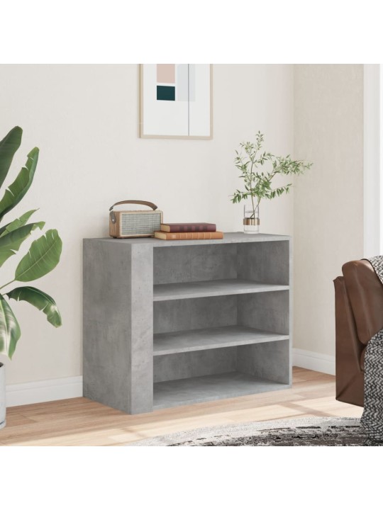Nástěnná skříňka betonově šedá 75 x 35 x 60 cm kompozitní dřevo