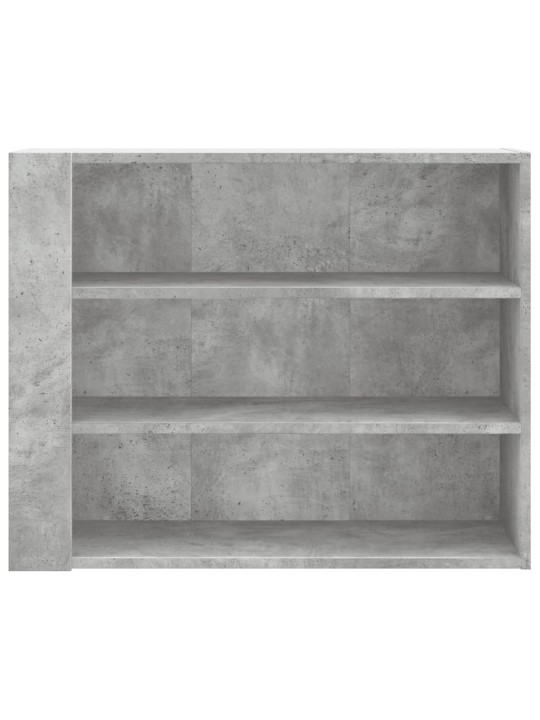 Nástěnná skříňka betonově šedá 75 x 35 x 60 cm kompozitní dřevo