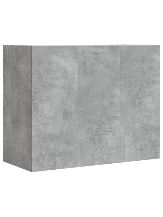 Nástěnná skříňka betonově šedá 75 x 35 x 60 cm kompozitní dřevo