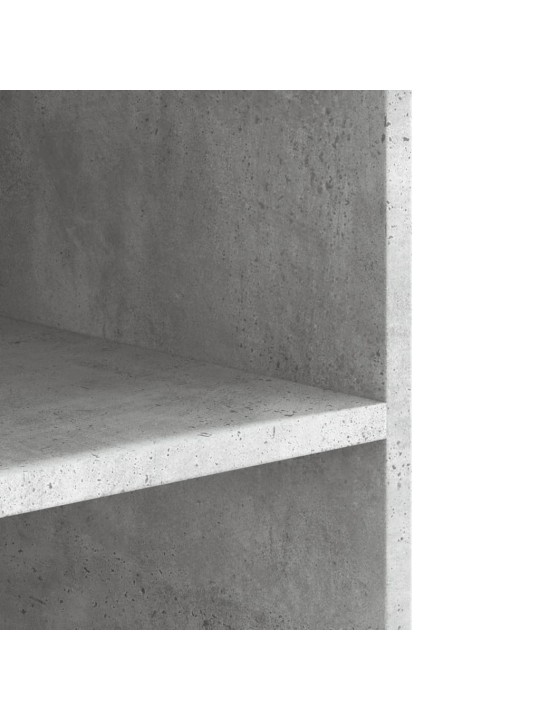 Nástěnná skříňka betonově šedá 75 x 35 x 60 cm kompozitní dřevo