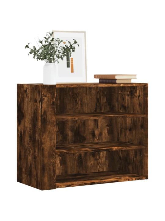 Nástěnná skříňka kouřový dub 75 x 35 x 60 cm kompozitní dřevo