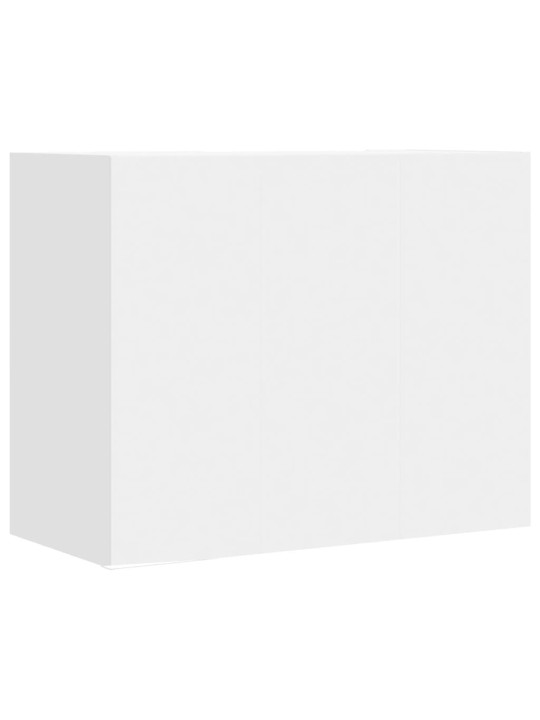 Nástěnná skříňka bílá 75 x 35 x 60 cm kompozitní dřevo