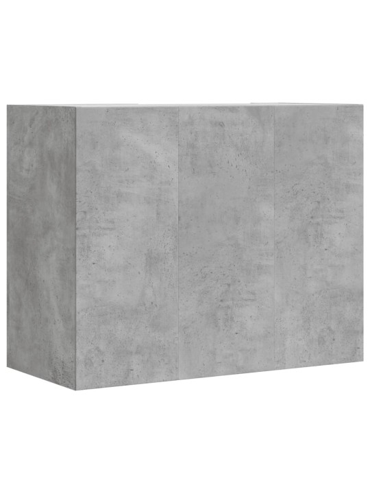 Nástěnná skříňka betonově šedá 75 x 35 x 60 cm kompozitní dřevo