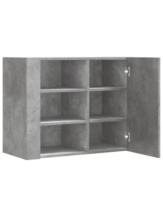 Nástěnná skříňka betonově šedá 75 x 35 x 60 cm kompozitní dřevo
