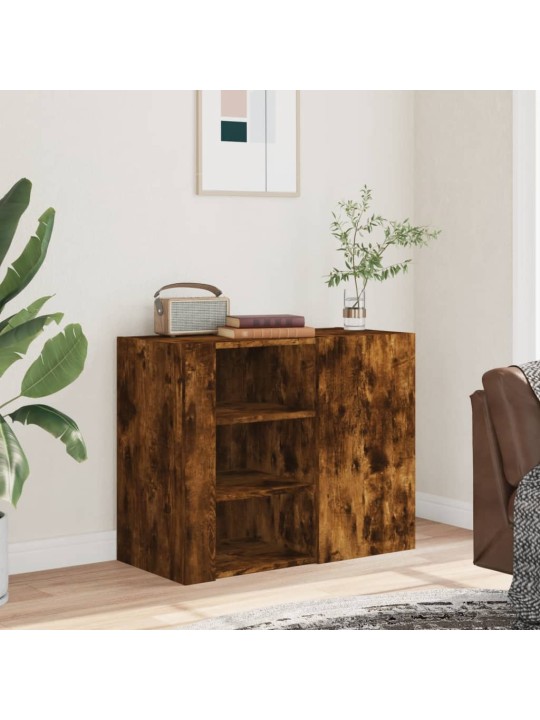 Nástěnná skříňka kouřový dub 75 x 35 x 60 cm kompozitní dřevo