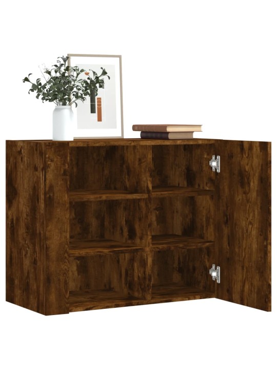 Nástěnná skříňka kouřový dub 75 x 35 x 60 cm kompozitní dřevo