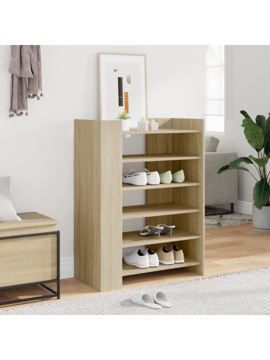 Botník dub sonoma 74,5 x 37,5 x 100 cm kompozitní dřevo