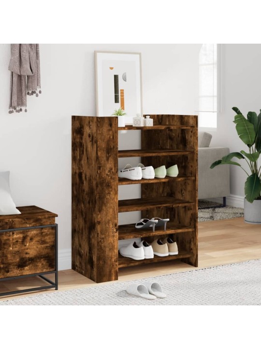 Botník kouřový dub 74,5 x 37,5 x 100 cm kompozitní dřevo