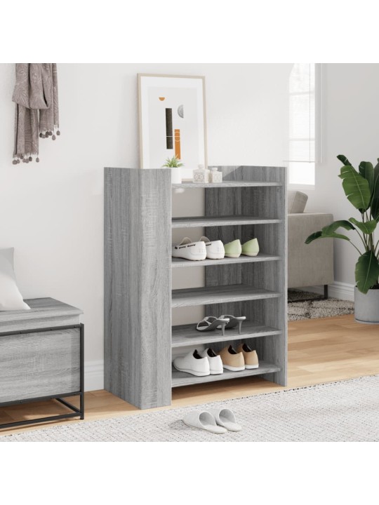 Botník šedý sonoma 74,5 x 37,5 x 100 cm kompozitní dřevo
