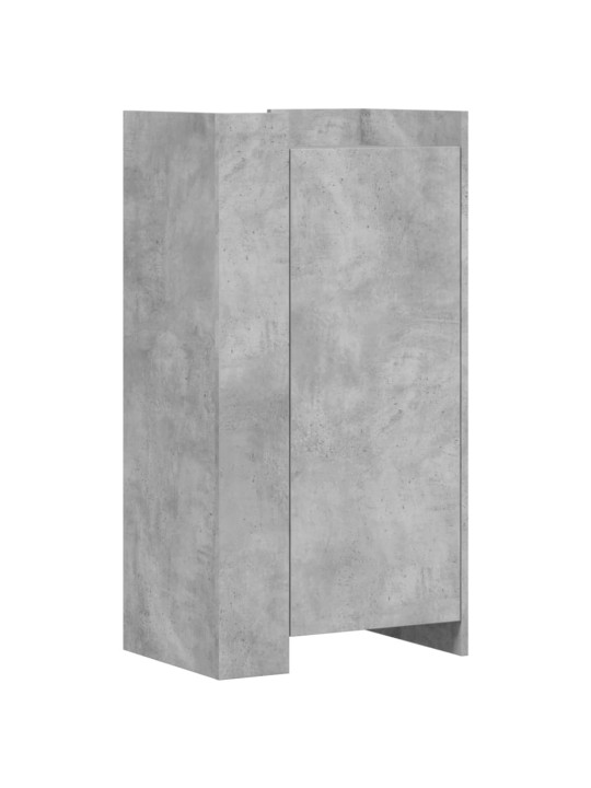 Botník betonově šedý 52 x 37,5 x 100 cm kompozitní dřevo