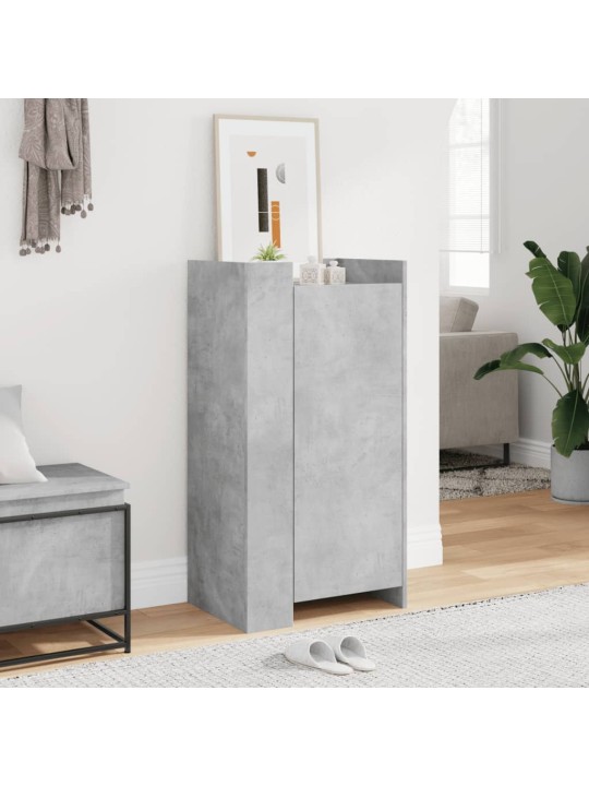 Botník betonově šedý 52 x 37,5 x 100 cm kompozitní dřevo