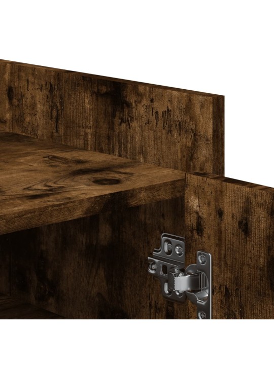 Botník kouřový dub 52 x 37,5 x 100 cm kompozitní dřevo