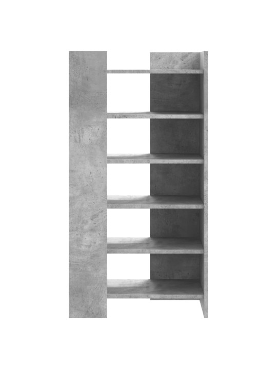Botník betonově šedý 52 x 37,5 x 100 cm kompozitní dřevo
