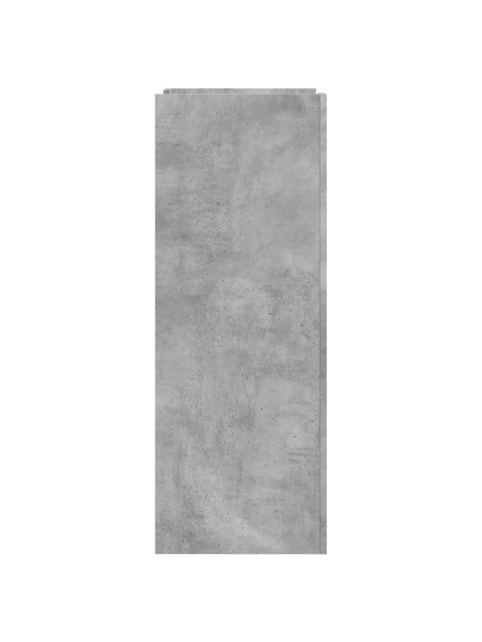 Botník betonově šedý 52 x 37,5 x 100 cm kompozitní dřevo
