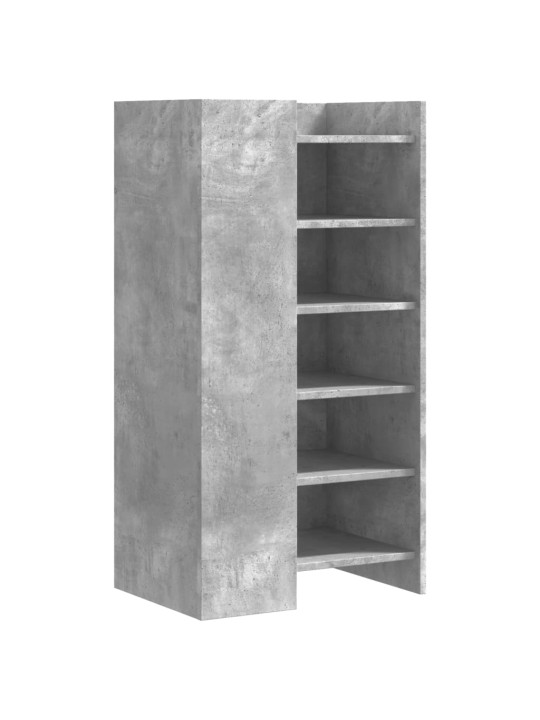Botník betonově šedý 52 x 37,5 x 100 cm kompozitní dřevo