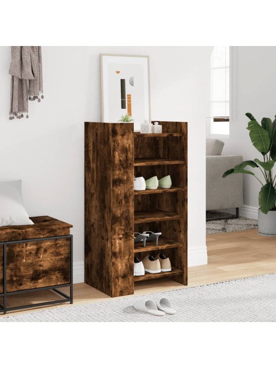 Botník kouřový dub 52 x 37,5 x 100 cm kompozitní dřevo