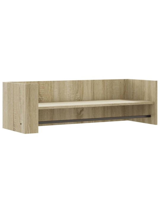 Nástěnná police sonoma dub 100 x 35 x 30,5 cm dřevotříska