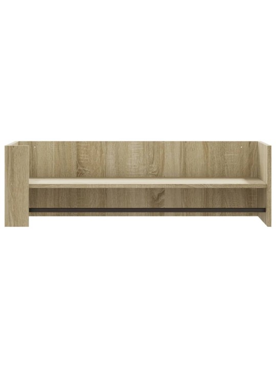 Nástěnná police sonoma dub 100 x 35 x 30,5 cm dřevotříska