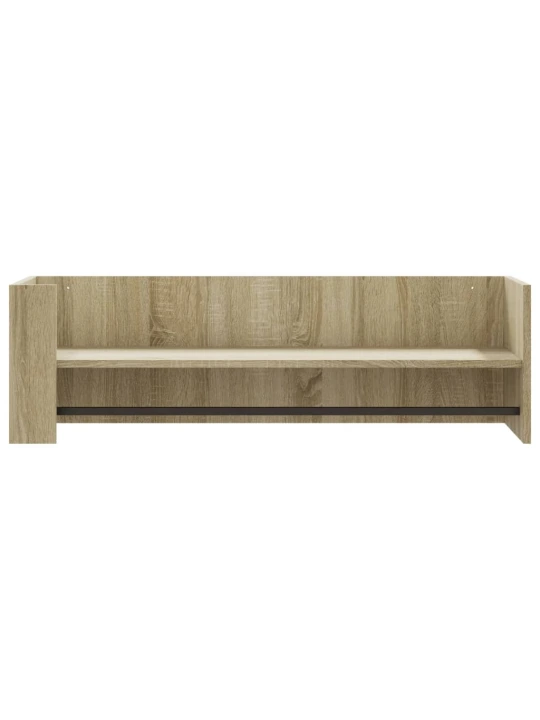 Nástěnná police sonoma dub 100 x 35 x 30,5 cm dřevotříska