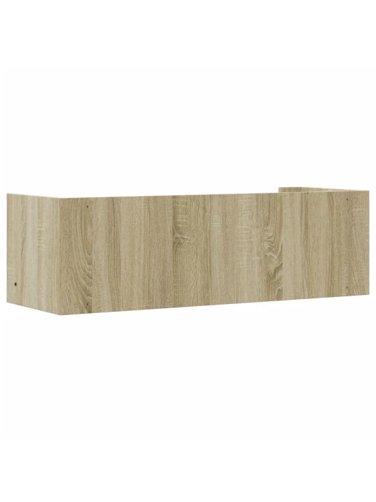 Nástěnná police sonoma dub 100 x 35 x 30,5 cm dřevotříska