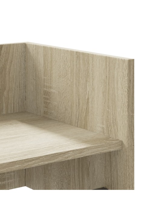 Nástěnná police sonoma dub 100 x 35 x 30,5 cm dřevotříska