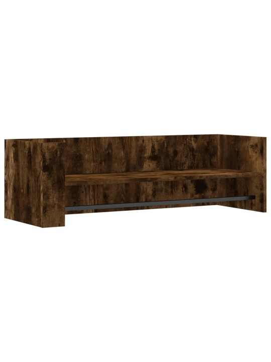 Nástěnná police kouřový dub 100 x 35 x 30,5 cm kompozitní dřevo