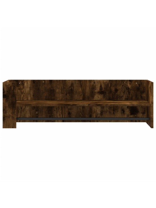Nástěnná police kouřový dub 100 x 35 x 30,5 cm kompozitní dřevo