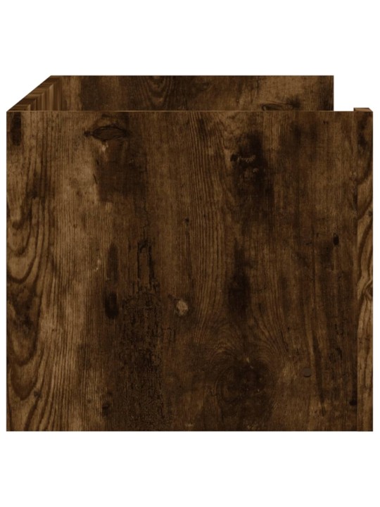 Nástěnná police kouřový dub 100 x 35 x 30,5 cm kompozitní dřevo