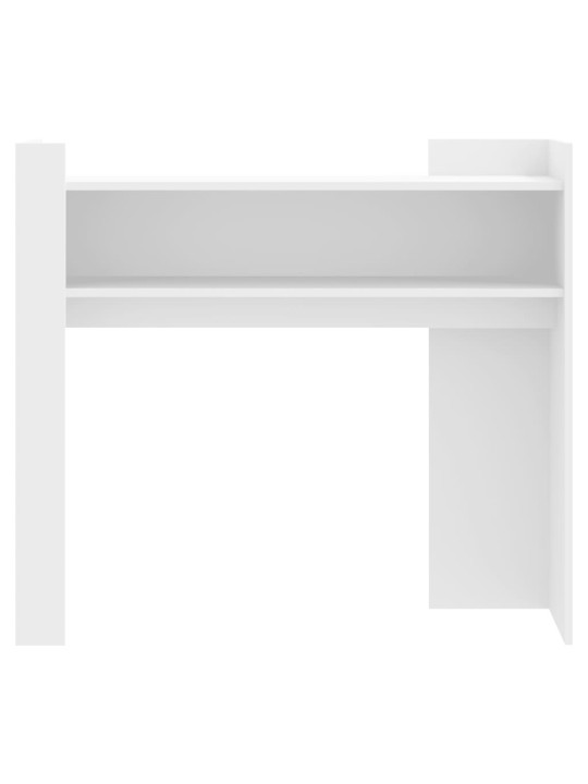 Konzolový stolek bílý 100 x 35 x 90 cm kompozitní dřevo