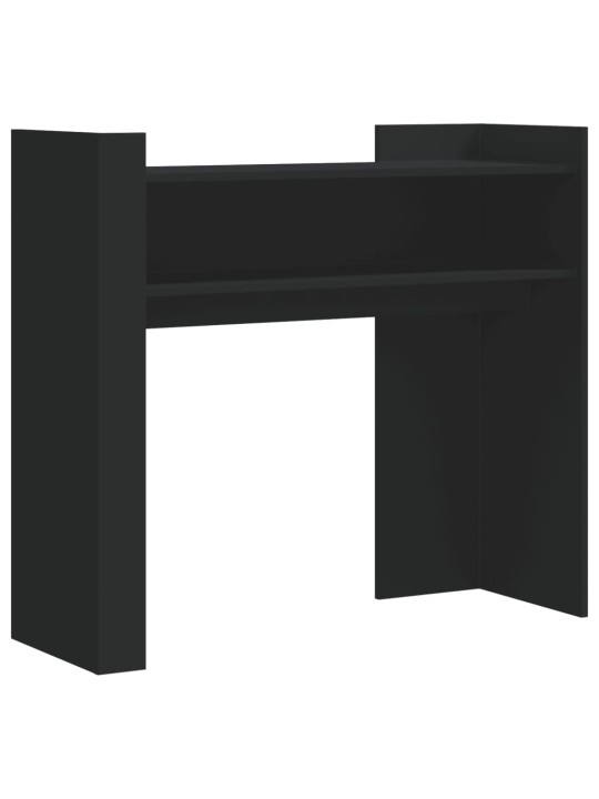 Konzolový stolek černý 100 x 35 x 90 cm kompozitní dřevo