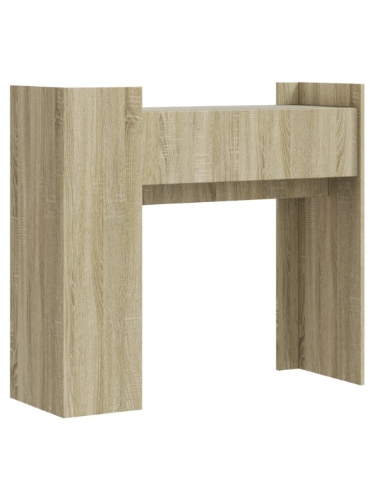 Konzolový stolek dub sonoma 100 x 35 x 90 cm kompozitní dřevo