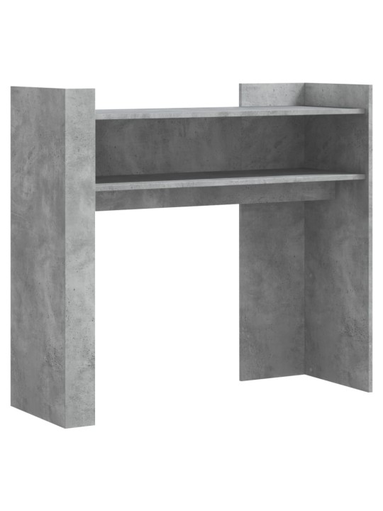 Konzolový stolek betonově šedý 100 x 35 x 90 cm dřevotříska