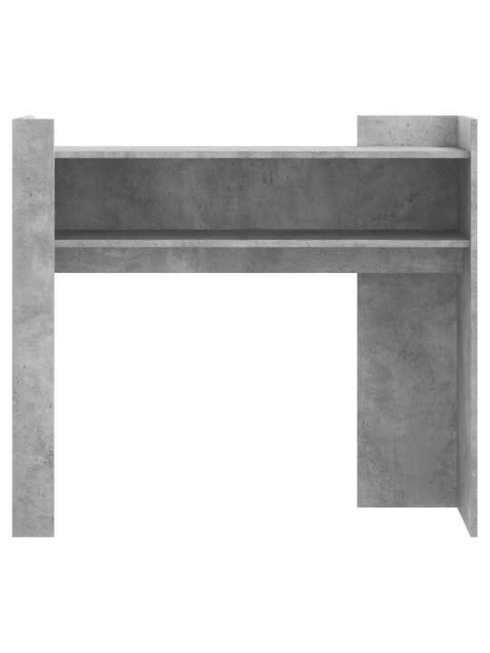 Konzolový stolek betonově šedý 100 x 35 x 90 cm dřevotříska