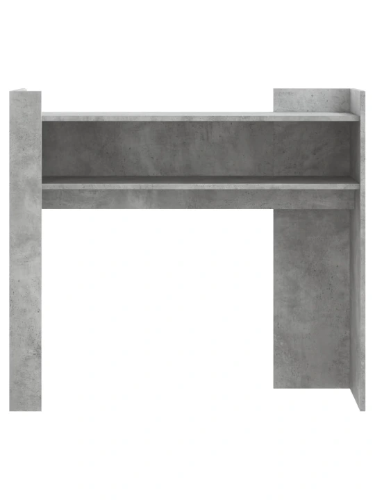 Konzolový stolek betonově šedý 100 x 35 x 90 cm dřevotříska