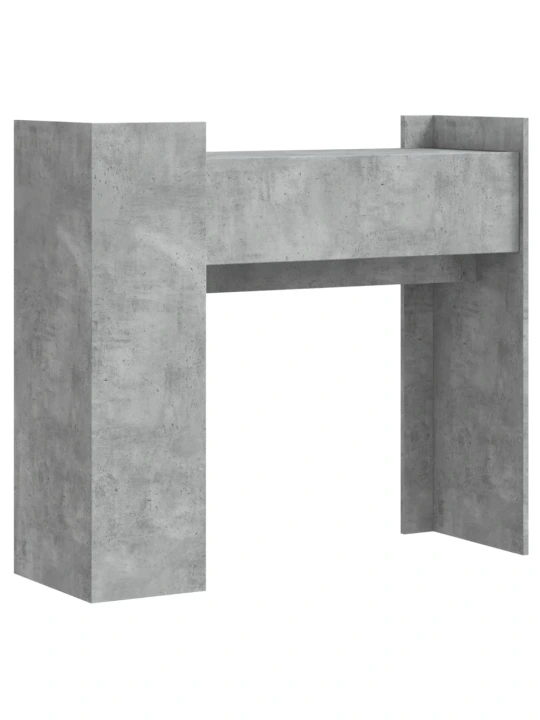 Konzolový stolek betonově šedý 100 x 35 x 90 cm dřevotříska