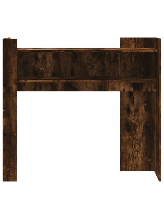 Konzolový stolek kouřový dub 100 x 35 x 90 cm kompozitní dřevo