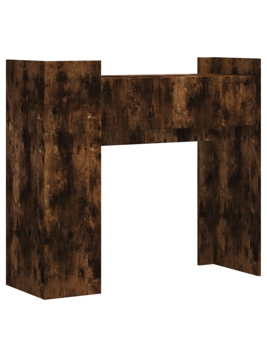 Konzolový stolek kouřový dub 100 x 35 x 90 cm kompozitní dřevo