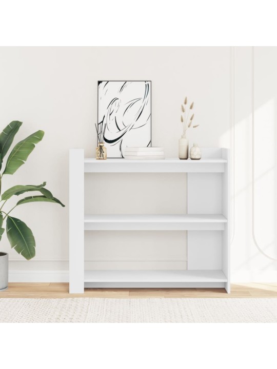 Konzolový stolek bílý 100 x 35 x 90 cm kompozitní dřevo