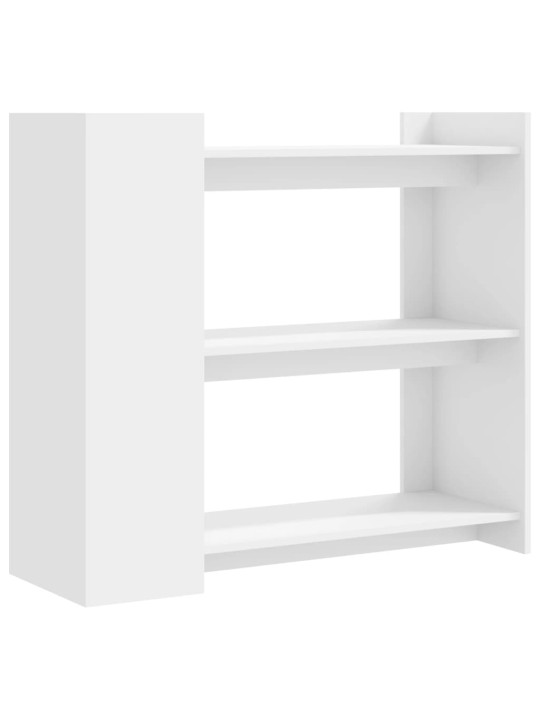 Konzolový stolek bílý 100 x 35 x 90 cm kompozitní dřevo