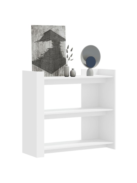 Konzolový stolek bílý 100 x 35 x 90 cm kompozitní dřevo
