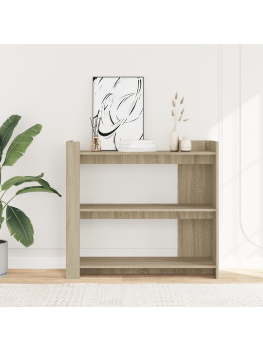 Konzolový stolek dub sonoma 100 x 35 x 90 cm kompozitní dřevo