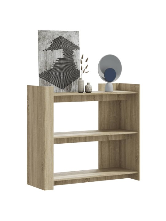 Konzolový stolek dub sonoma 100 x 35 x 90 cm kompozitní dřevo