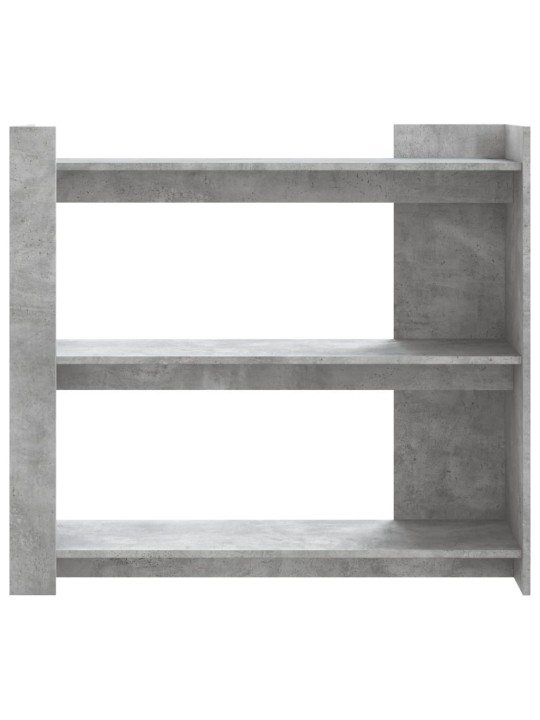 Konzolový stolek betonově šedý 100 x 35 x 90 cm dřevotříska