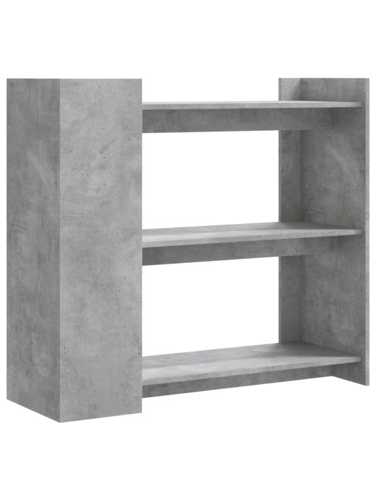Konzolový stolek betonově šedý 100 x 35 x 90 cm dřevotříska