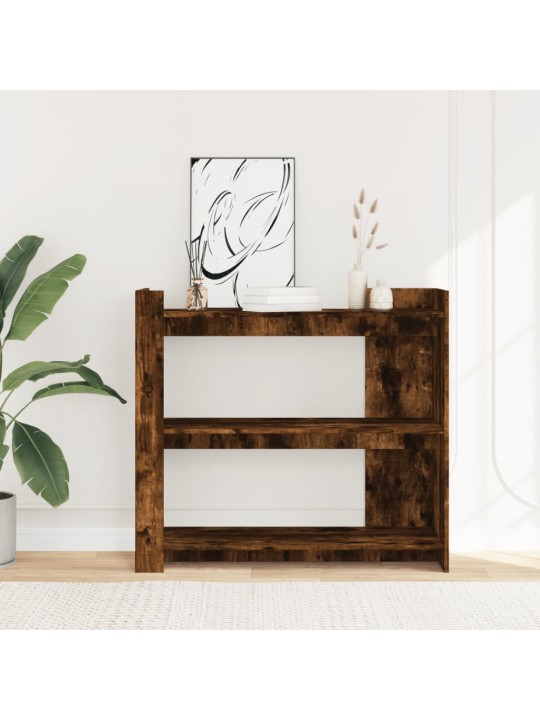 Konzolový stolek kouřový dub 100 x 35 x 90 cm kompozitní dřevo