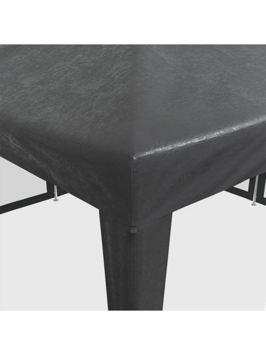 Party stan s 8 síťovanými bočnicemi antracitový 4 x 4 m HDPE