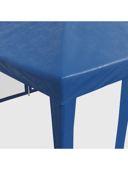 Party stan s 12 síťovanými bočnicemi modrý 6 x 4 m HDPE