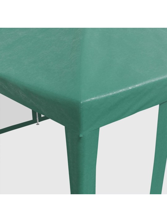 Party stan s 10 síťovanými bočnicemi zelený 6 x 4 m HDPE